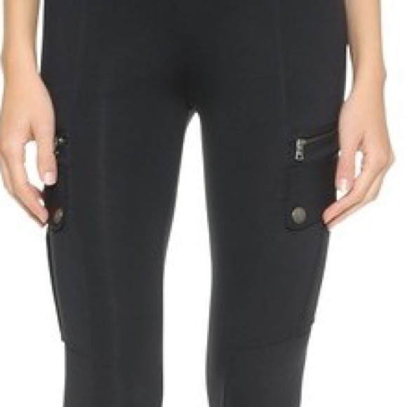 David Lerner Dark Grey cargo quilted leggings - Picture 3 of 3